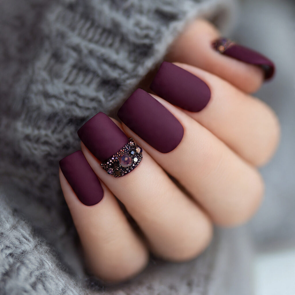 plum shades feel warm and stylish in