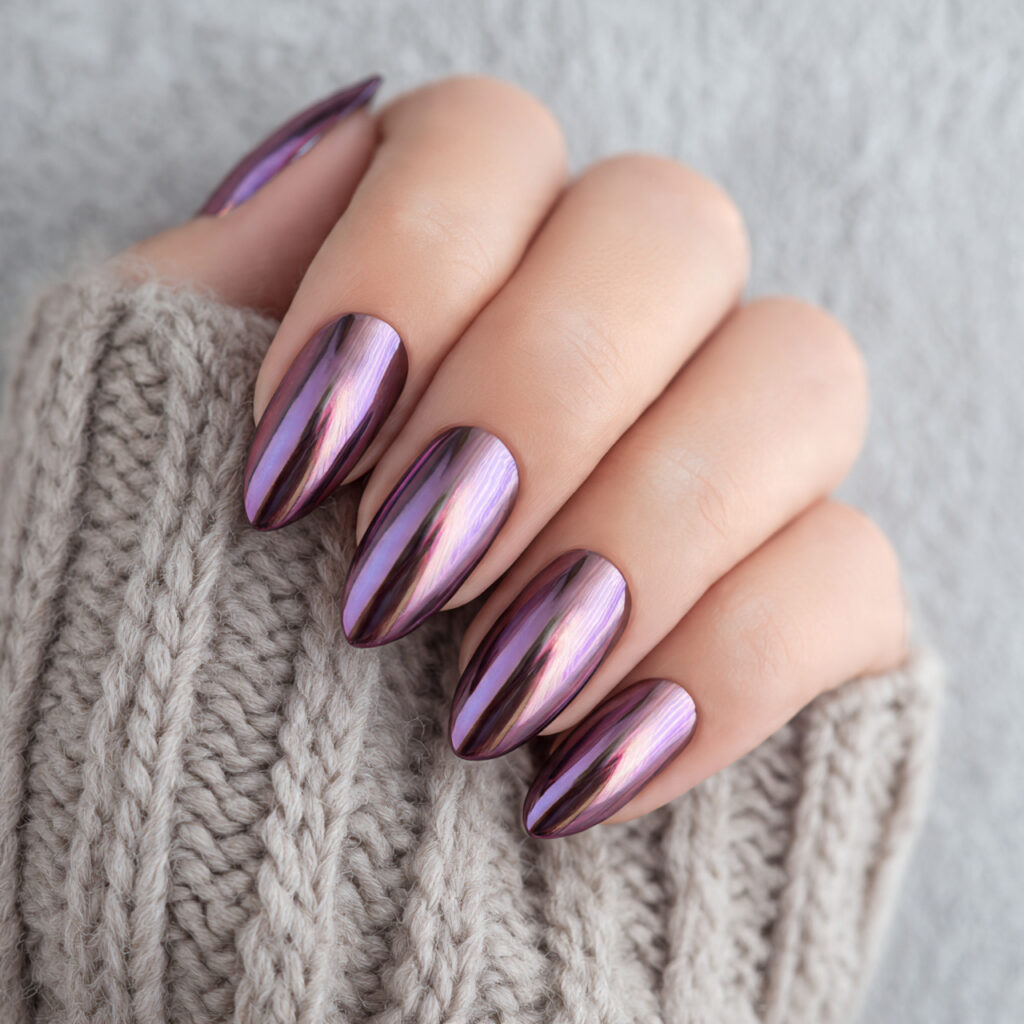 23 Purple Winter Nails That Feel Soft, Trendy, and Pretty 18 purple chrome winter nails offer a soft