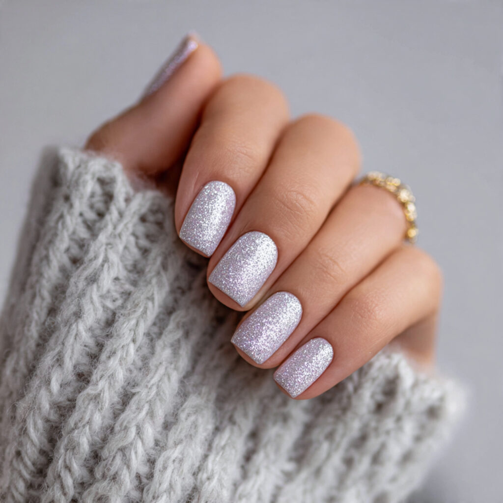 short january nails with clean finish