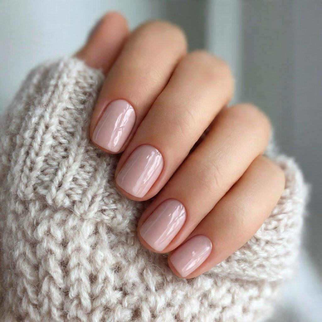 27 February Nail Designs That Are Cute, Classy & Cozy 7 short nails benefit from soft neutral colors