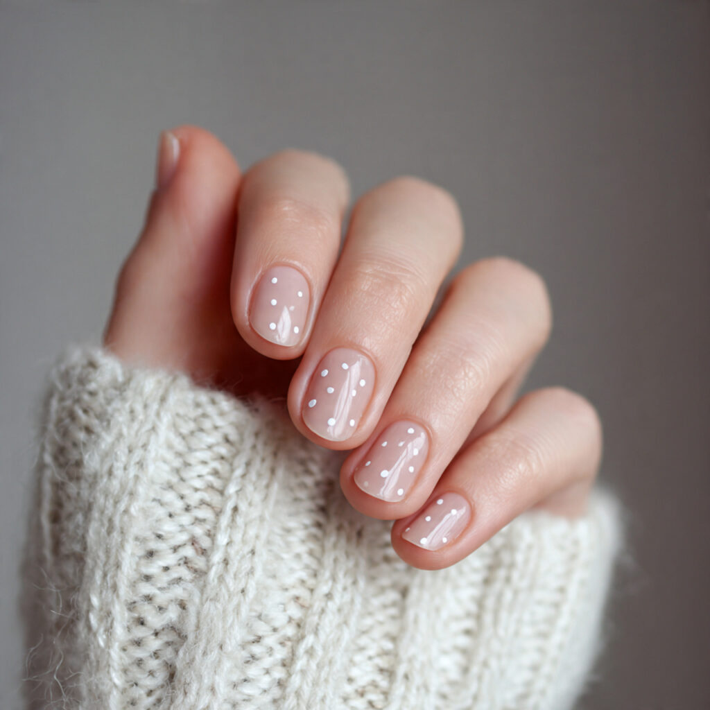 26 Short January Nails That Look Simple, Minimal, and Classy 19 simple short january nails with minimal dot