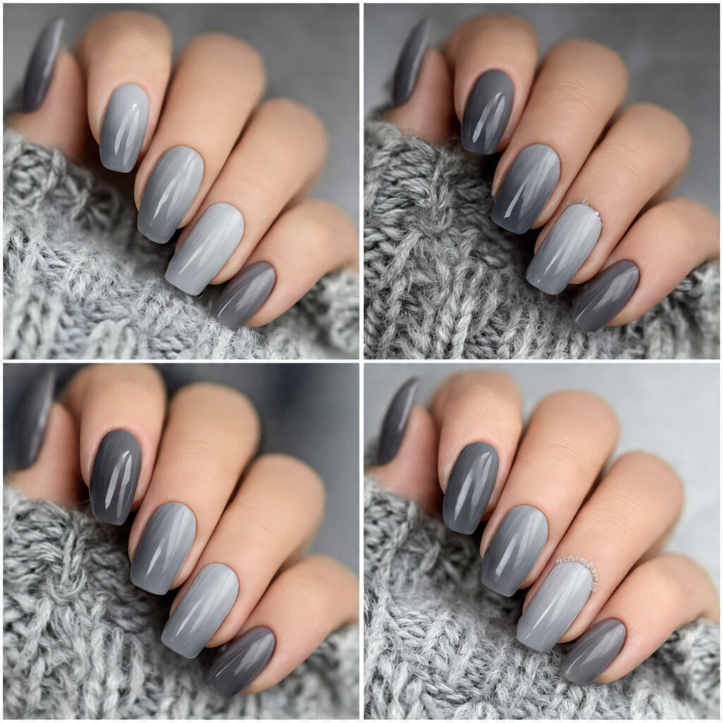 smoky winter fade ombre nails feel modern