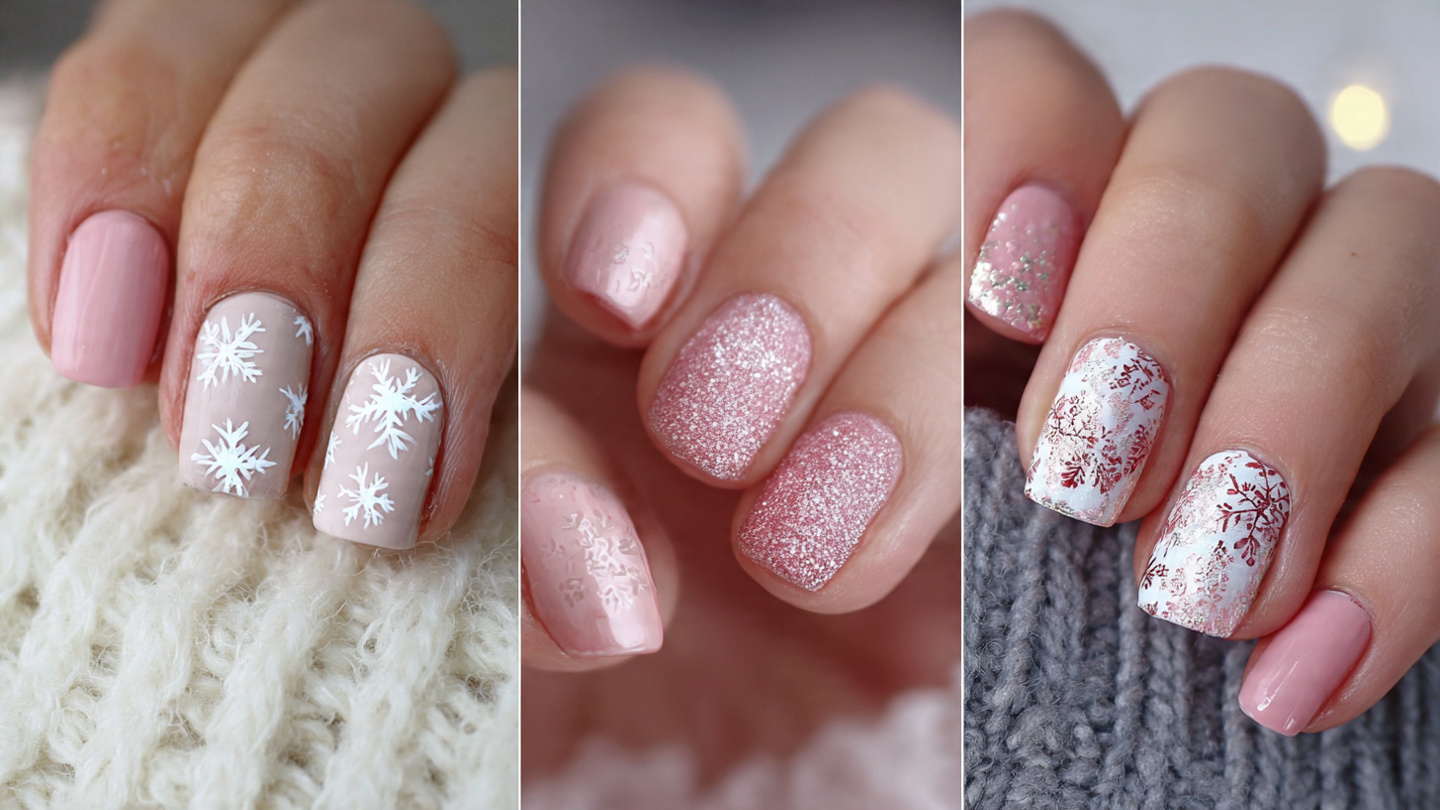 Snowflake Winter Nails