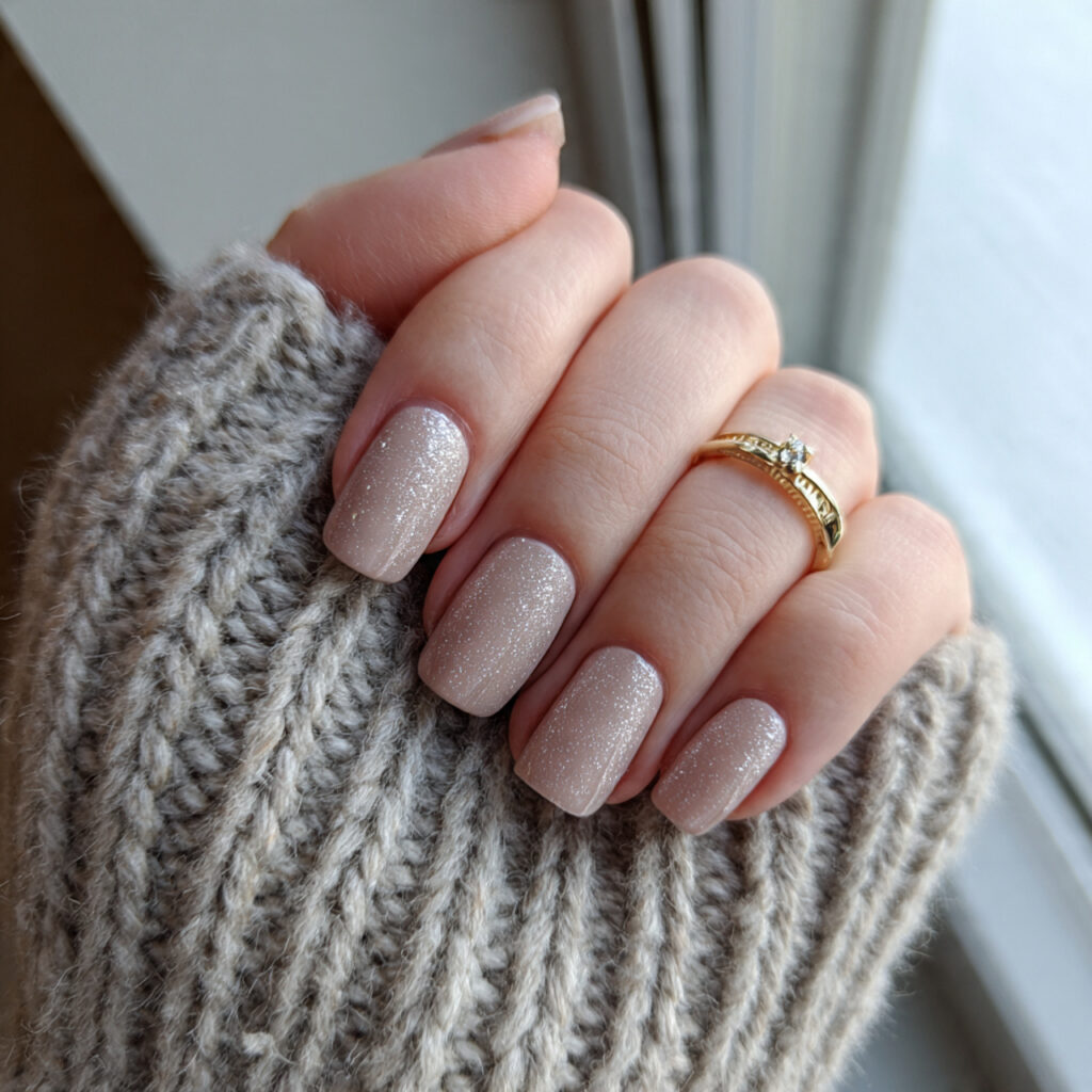10 champagne neutral everyday january nails