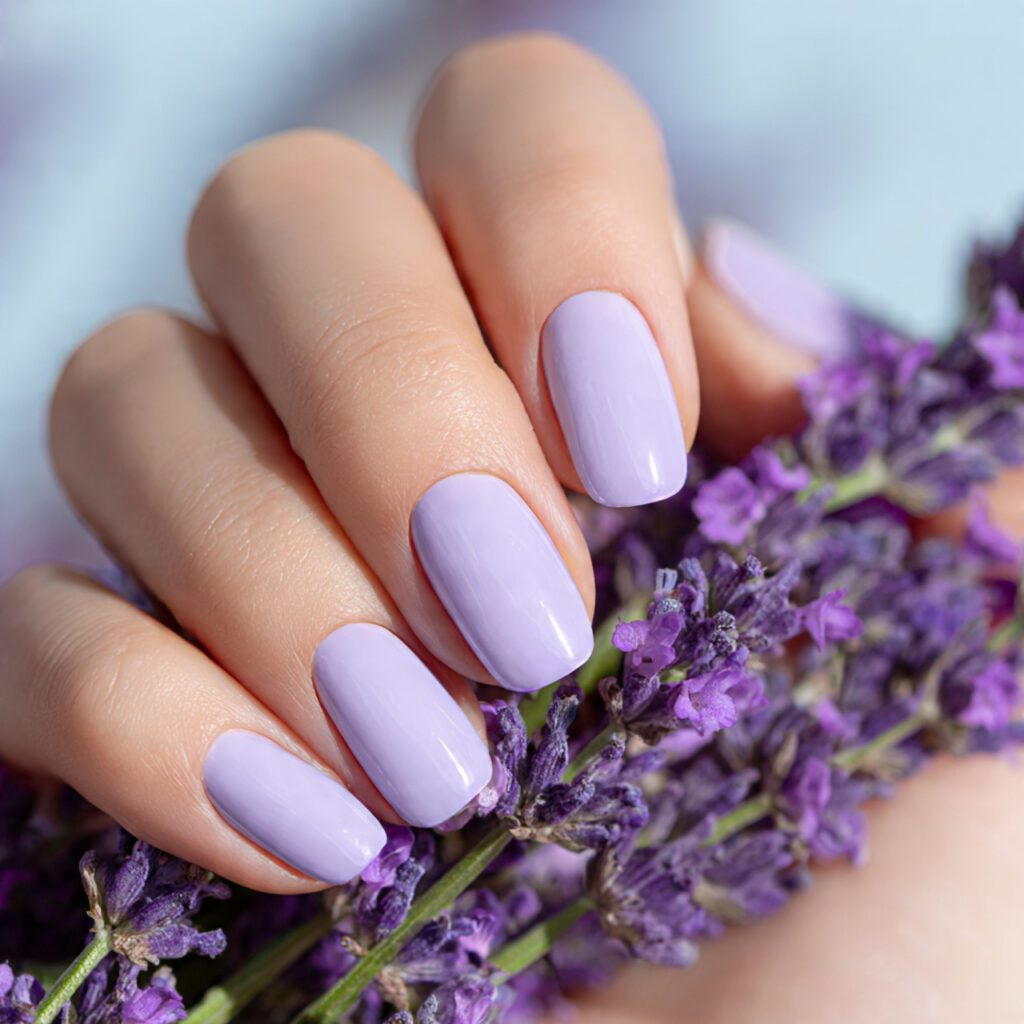 26 February Nail Trends Everyone Is Loving Right Now 17 16 soft lavender tones soft lavender tones are