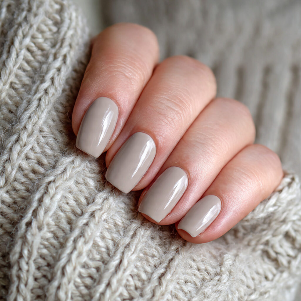 18 light taupe office nails