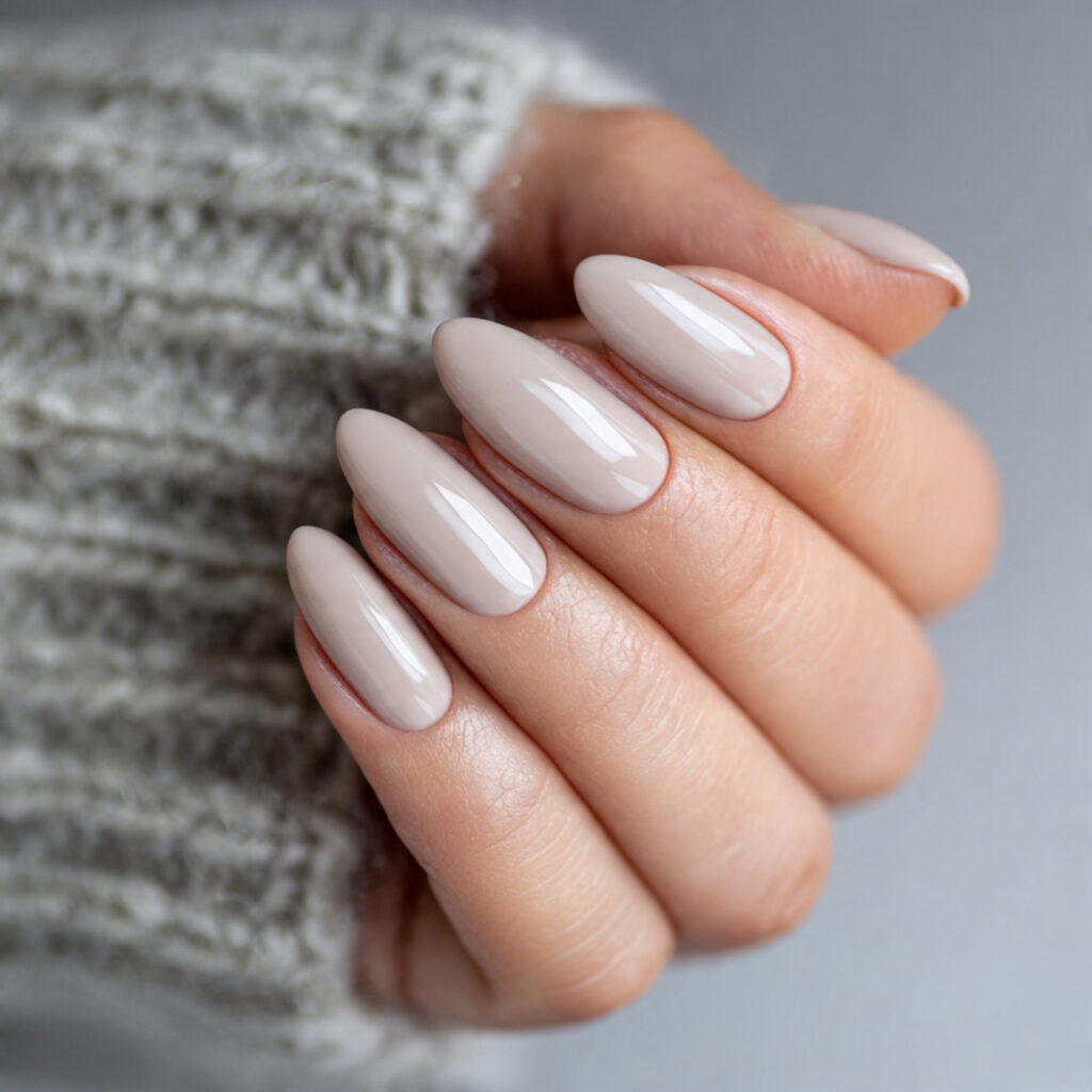 20 pale greige winter valentine nails pale greige