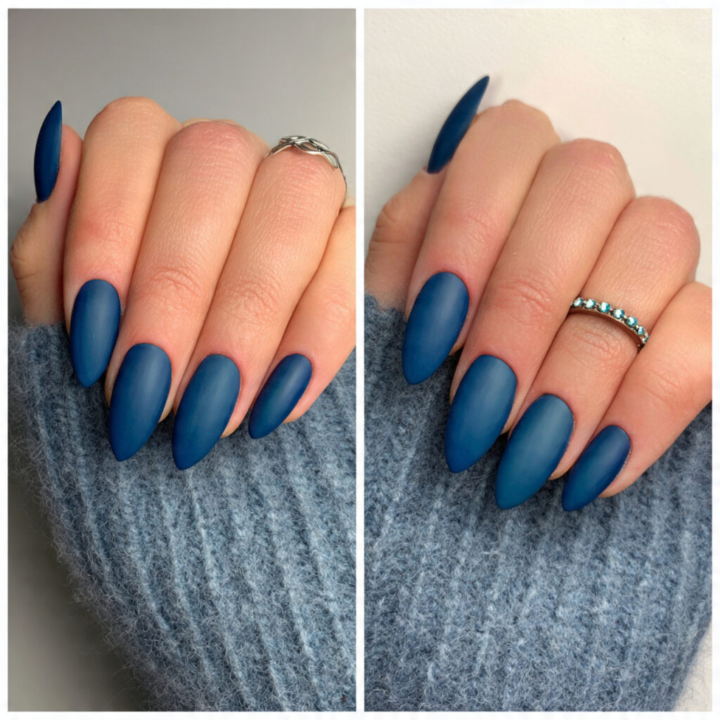 21 slate blue matte finish