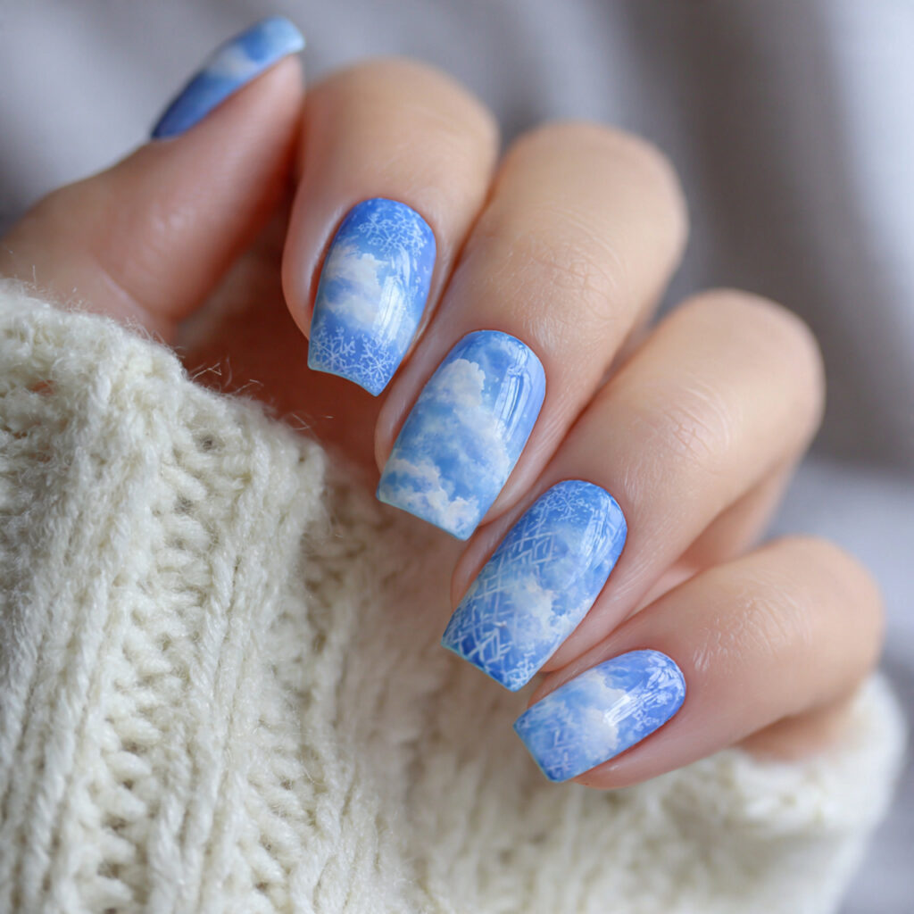 22 soft blue january nails inspired by