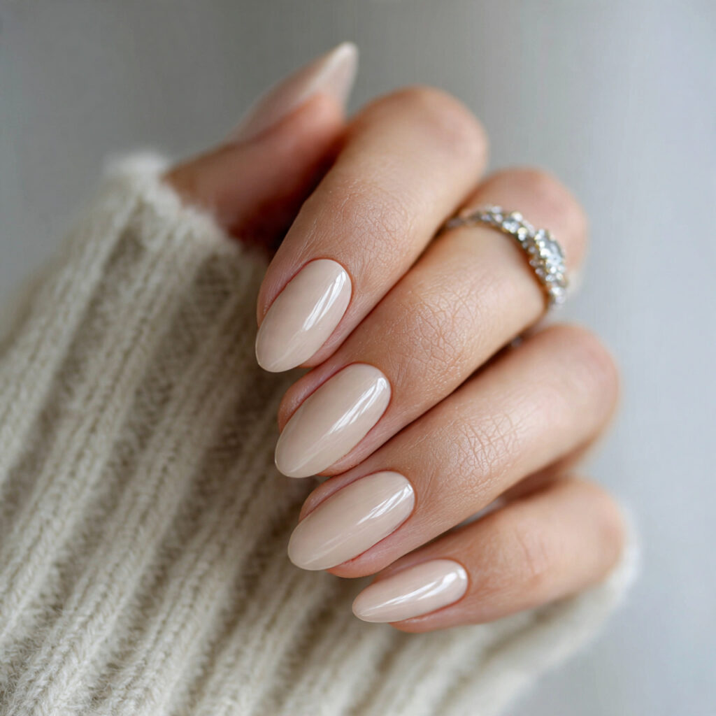 3 light beige nails 1