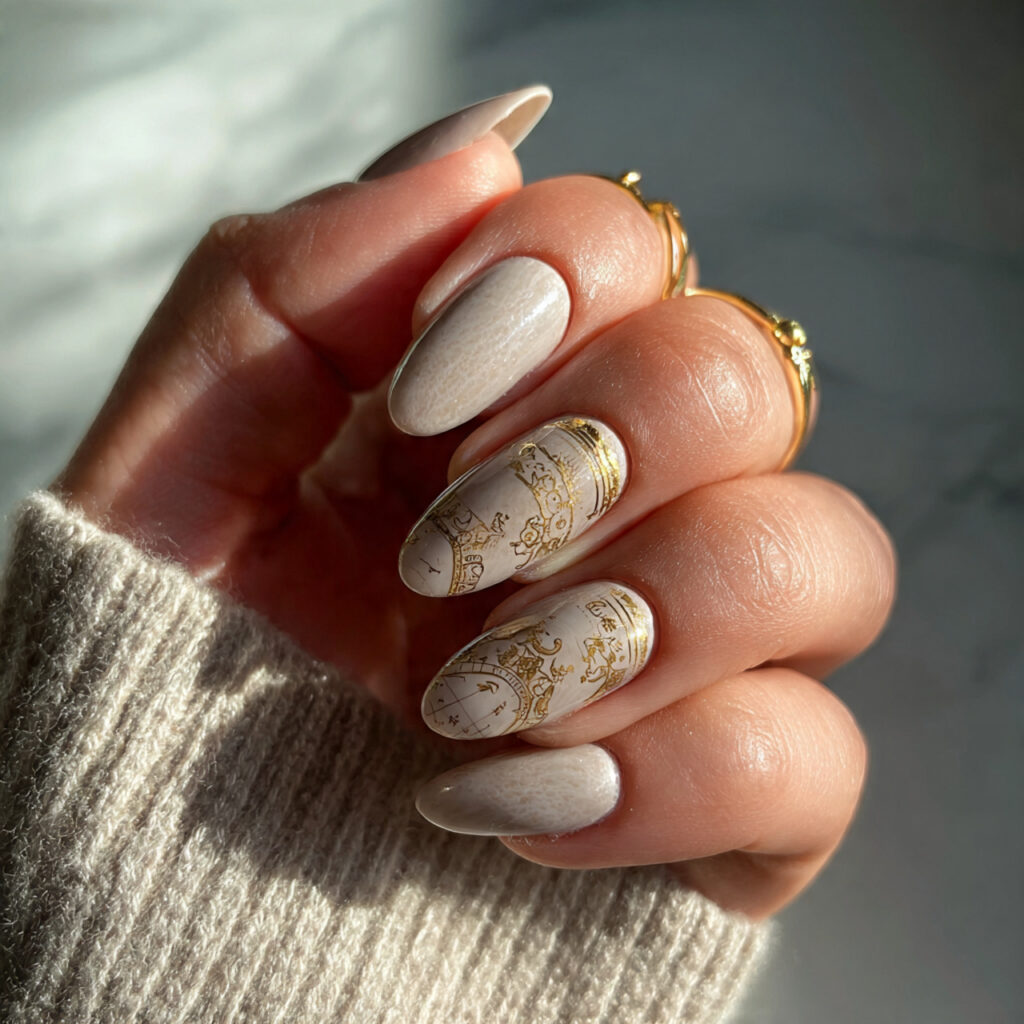 5 light beige nails inspired by virgo s