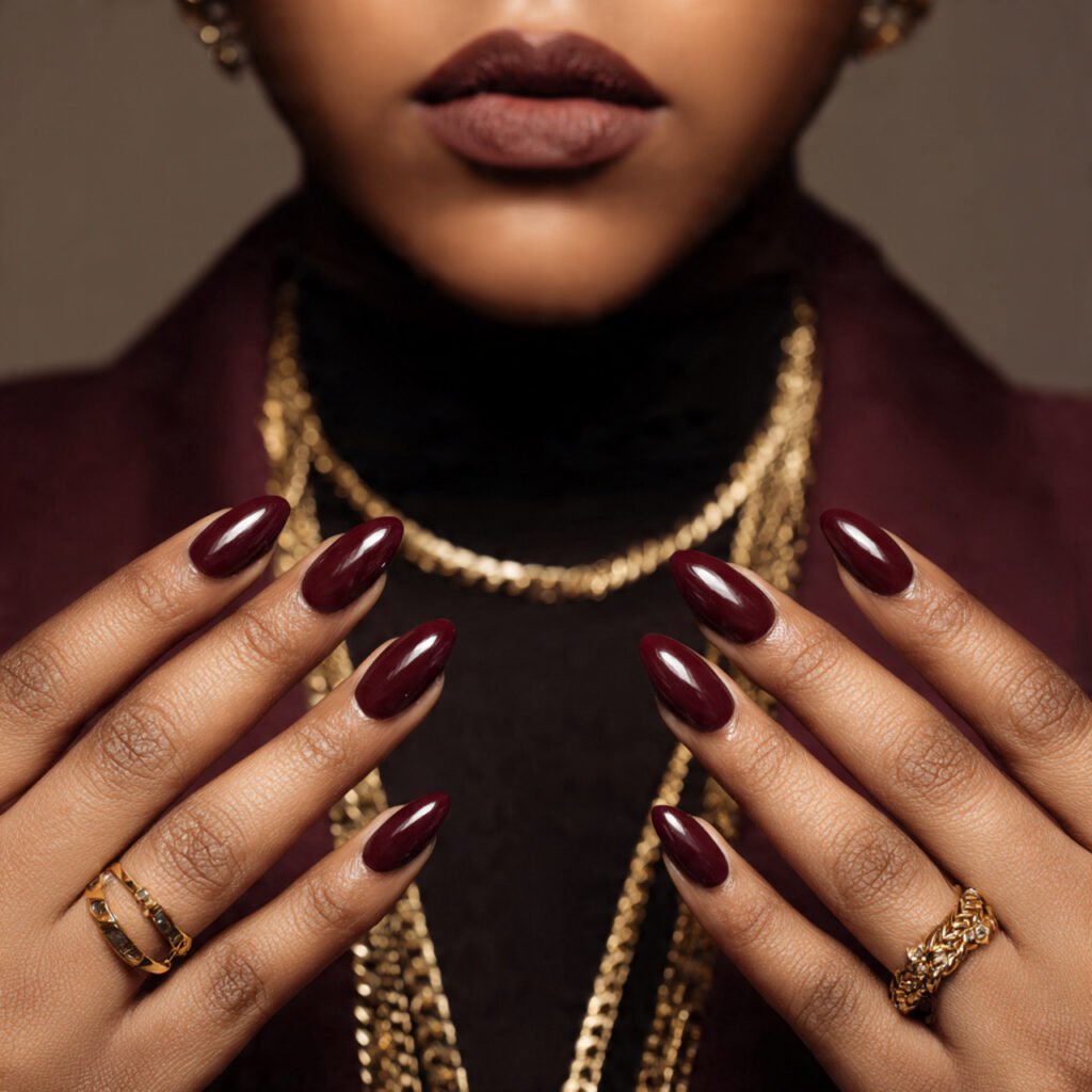 25 Leo Nail Ideas That Are Bold, Glam, and Confident 15 a person with a strong presence wearing