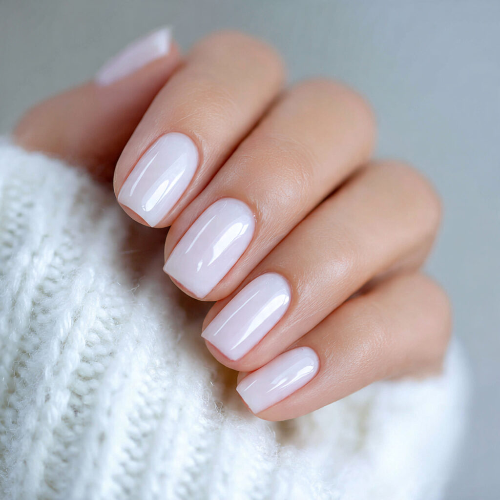 a person with clean and modern milky