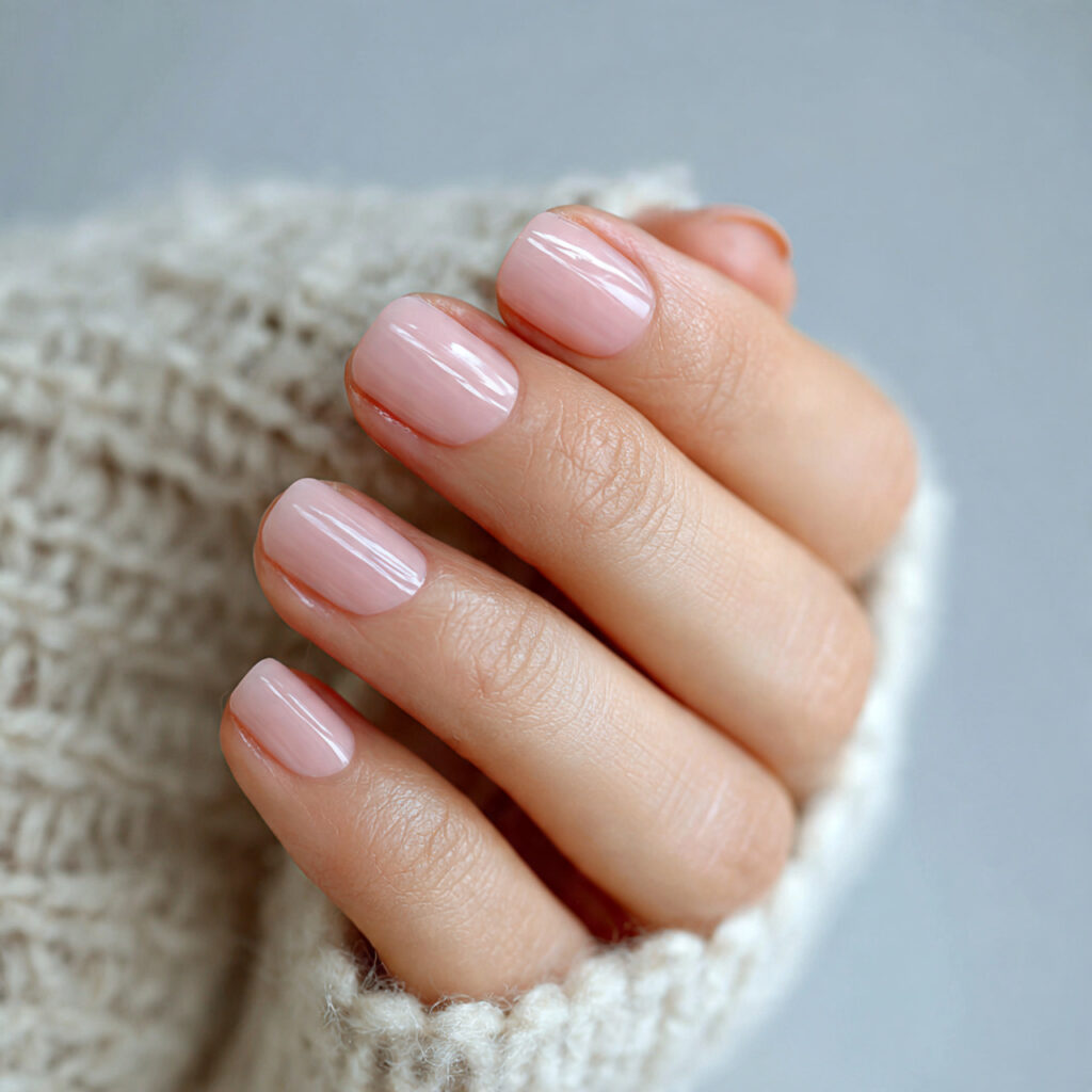 a person with short rounded and clean