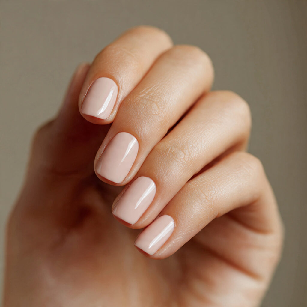 28 Natural Nail Trends 2026 Perfect for Everyday Wear 9 a person with short to medium length