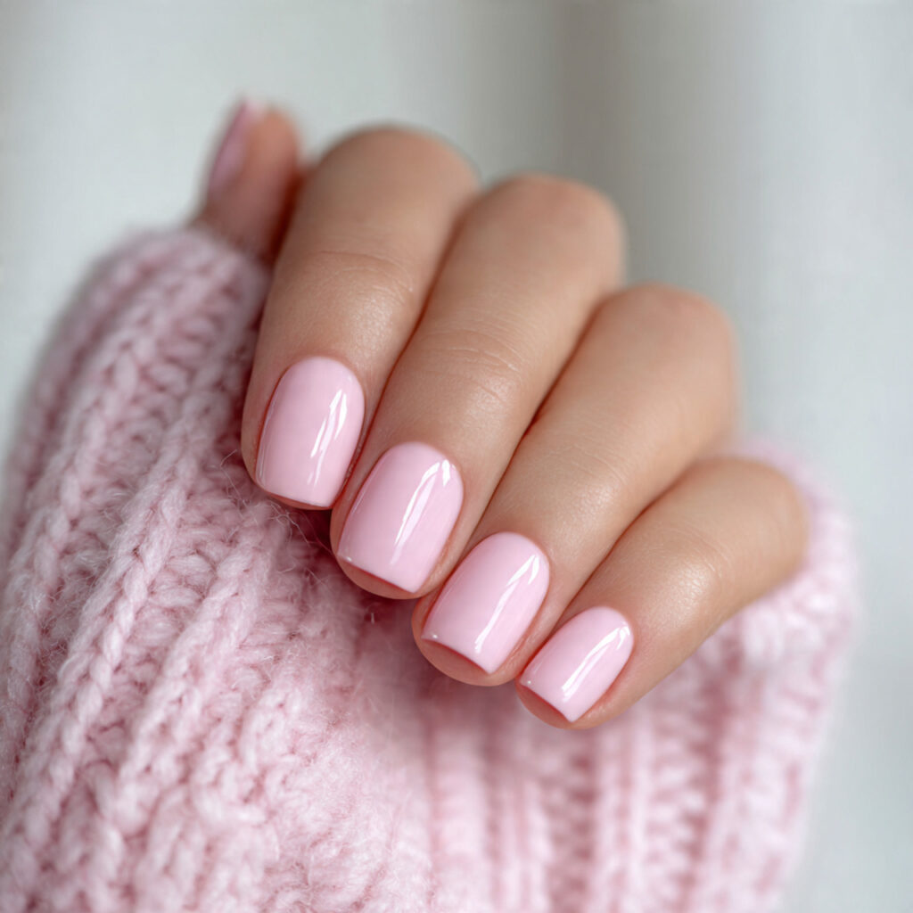 baby pink nails remain a timeless choice