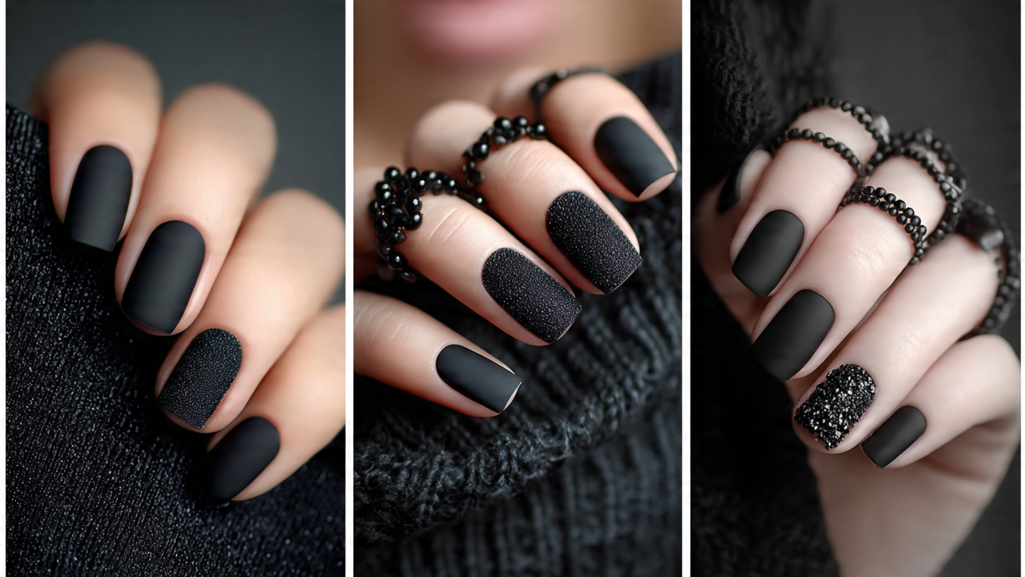 25 Black Nail Ideas That Look Bold, Chic, and Timeless 9 Black Nail Ideas