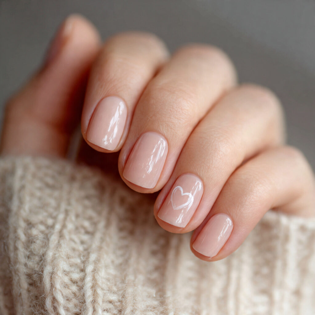 blush beige nails blend warmth and softness