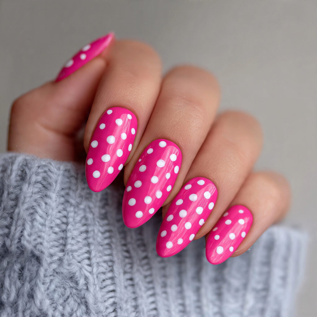 bubblegum pink valentine nails almond long create