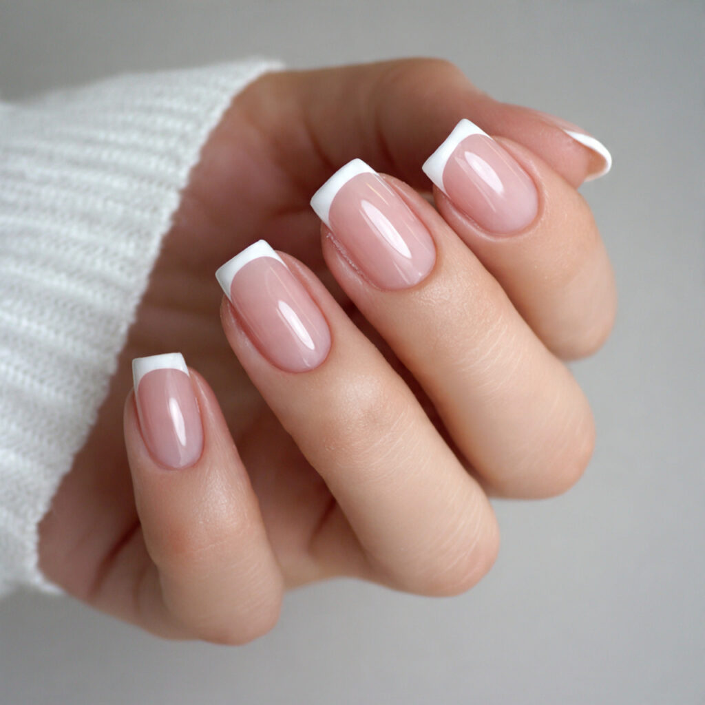27 Work Friendly January Nails That Look Clean & Elegant 7 classic french tip nails are one of