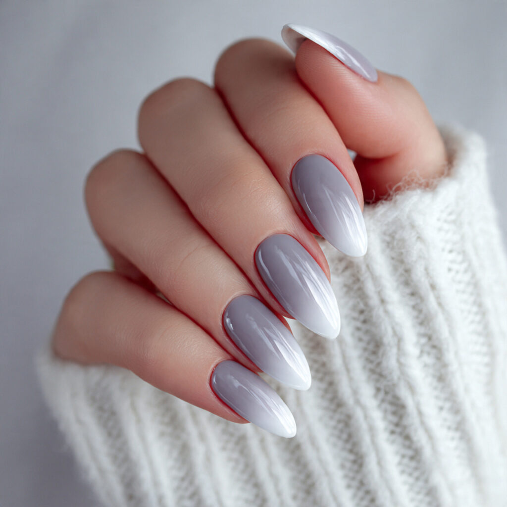 clean girl oval nails
