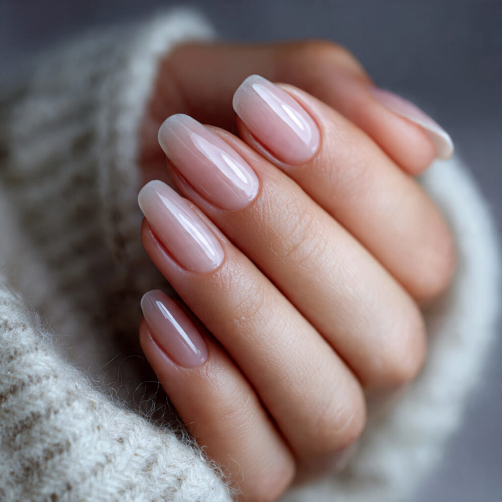 27 Work Friendly January Nails That Look Clean & Elegant 27 clear nails with natural shine