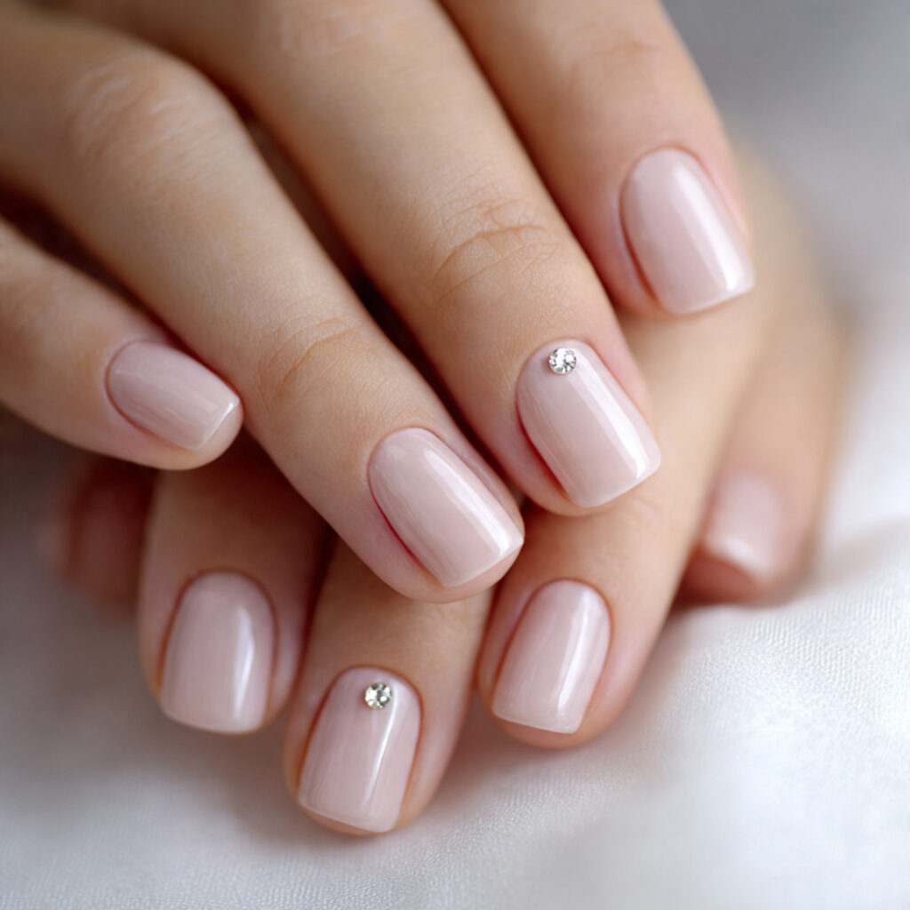close up photo of short neatly shaped nails