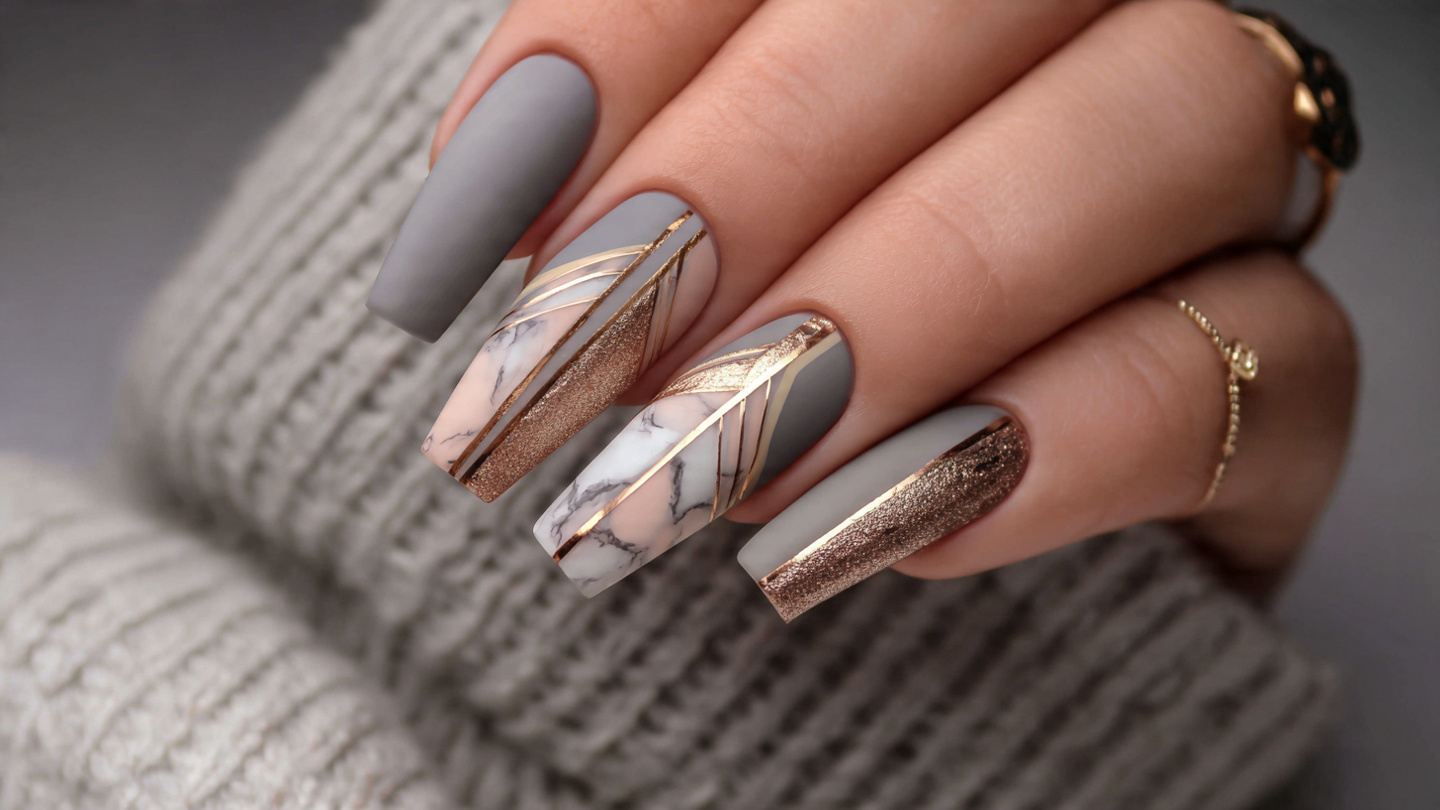 27 Coffin Nail Ideas That Are Trendy, Sleek, and Stylish 8 Coffin Nail Ideas