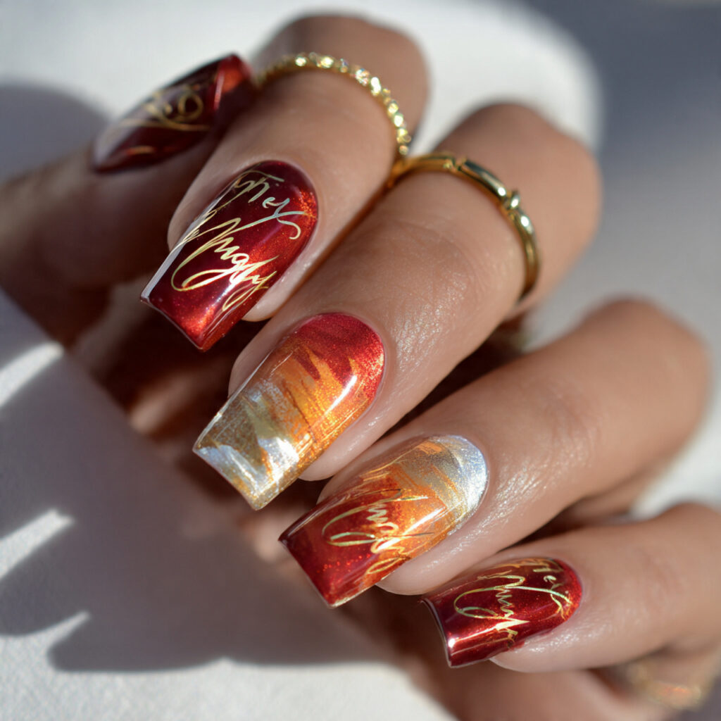 25 Leo Nail Ideas That Are Bold, Glam, and Confident 26 confident signature nails that reflect personal style
