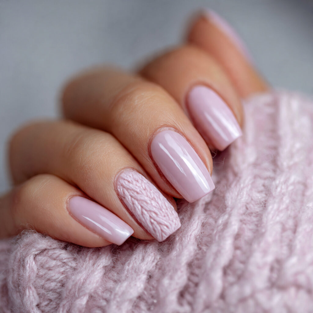 27 Cozy January Nails Perfect for Short & Classy Designs 17 creamy january nails with soft gloss finish