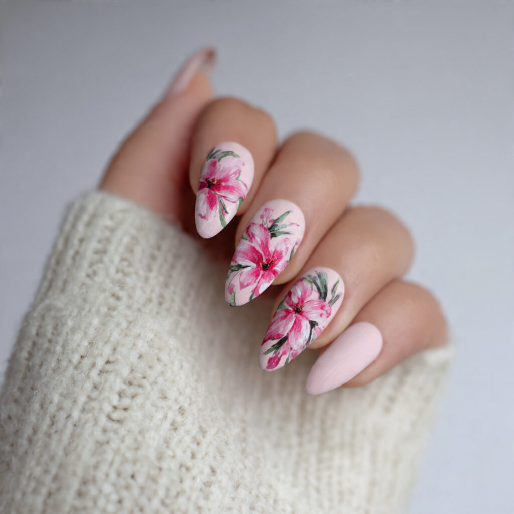 create exactly this type of the nails 1