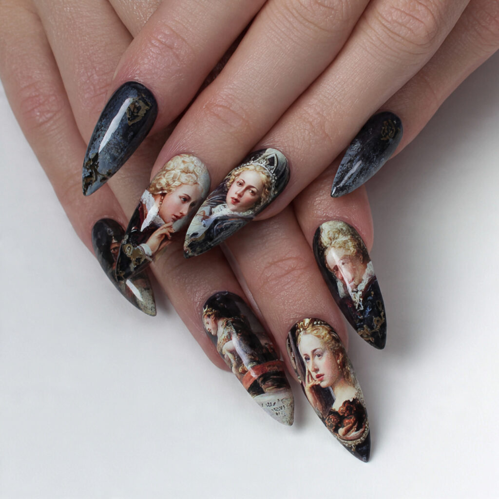 create exactly this type of the nails 11