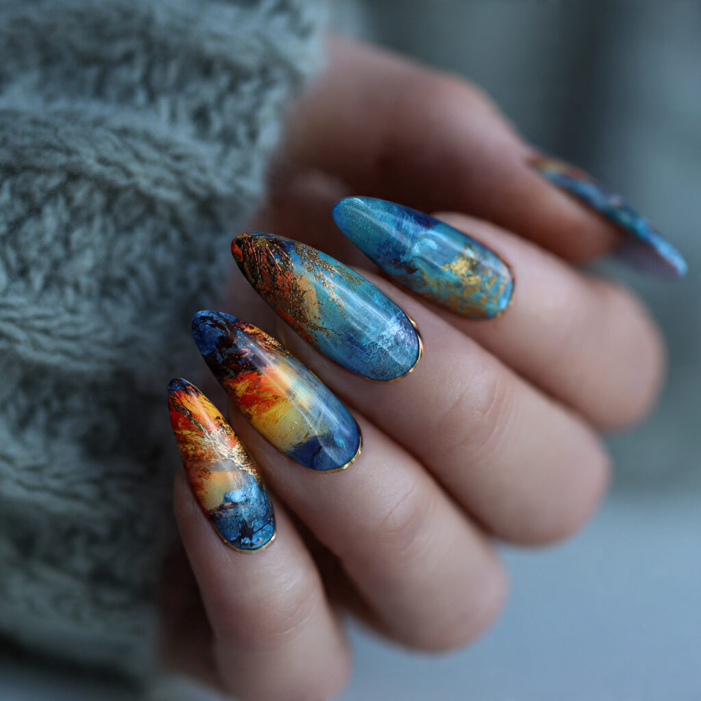 create exactly this type of the nails 36