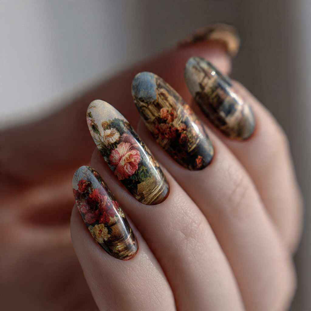 create exactly this type of the nails 46