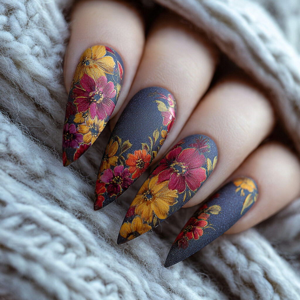 create exactly this type of the nails 47