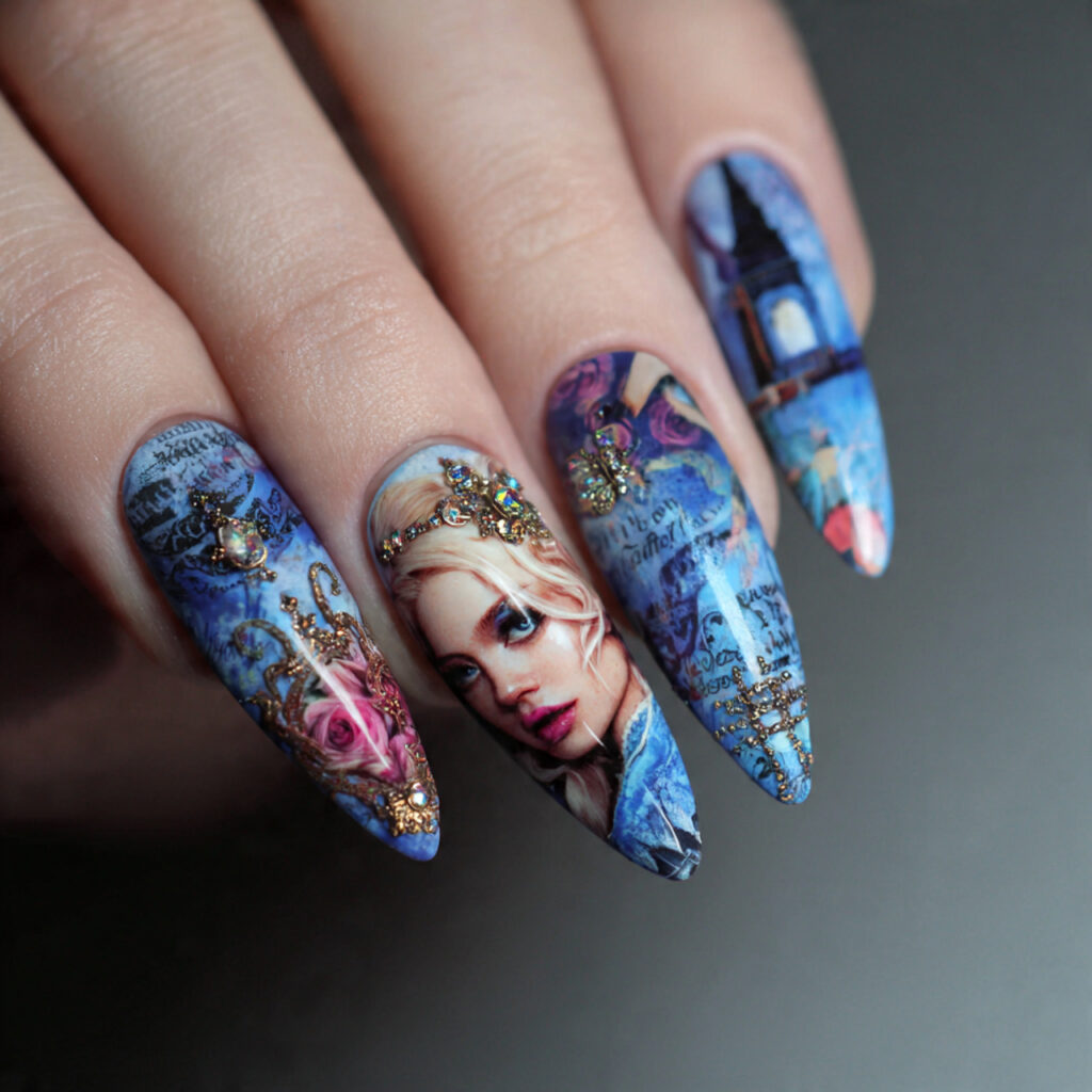 create exactly this type of the nails 48