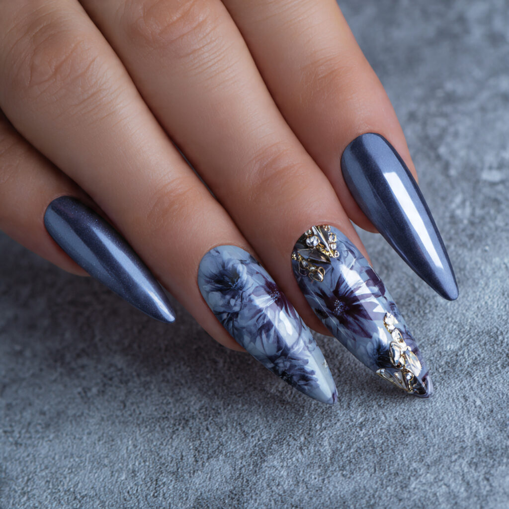 create exactly this type of the nails 49