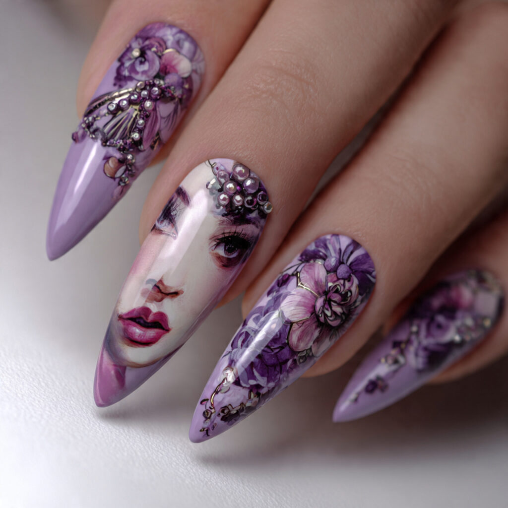 create exactly this type of the nails 55