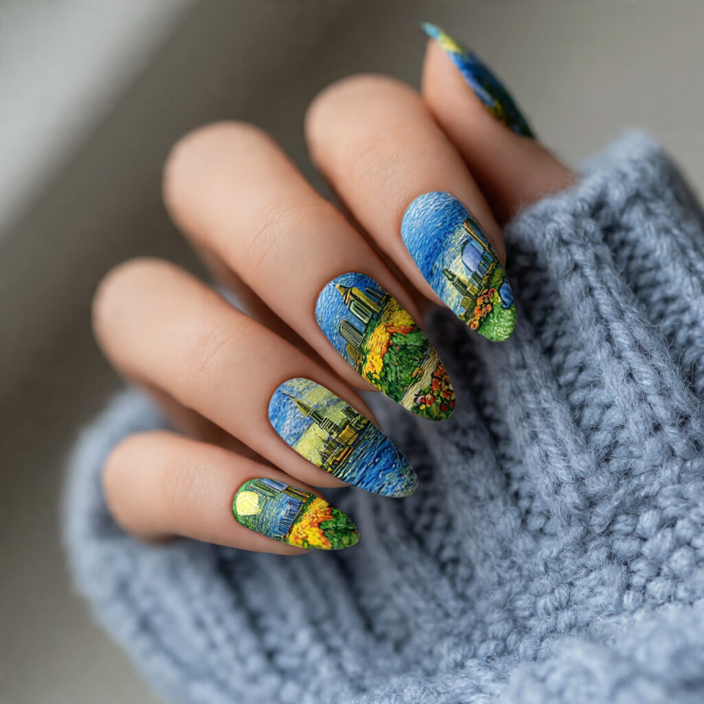 create exactly this type of the nails 6
