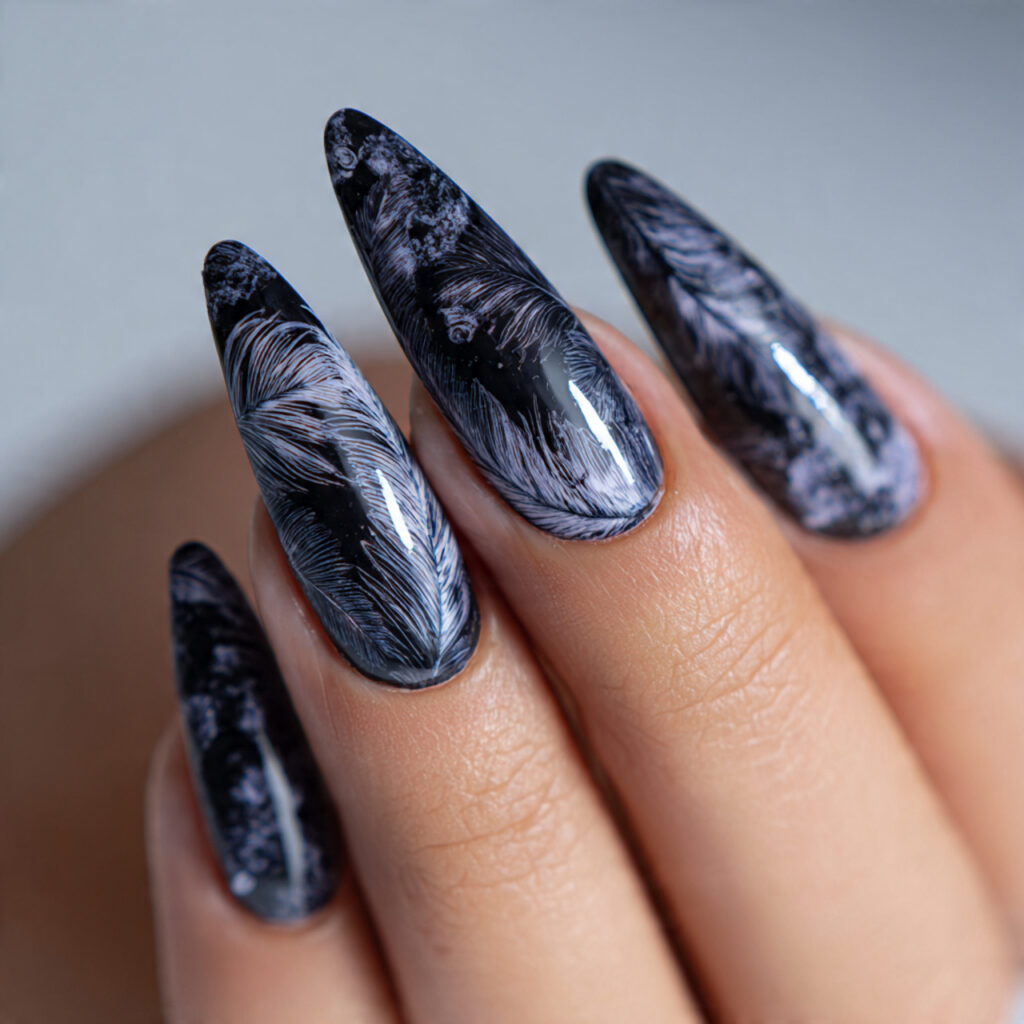 create exactly this type of the nails 9