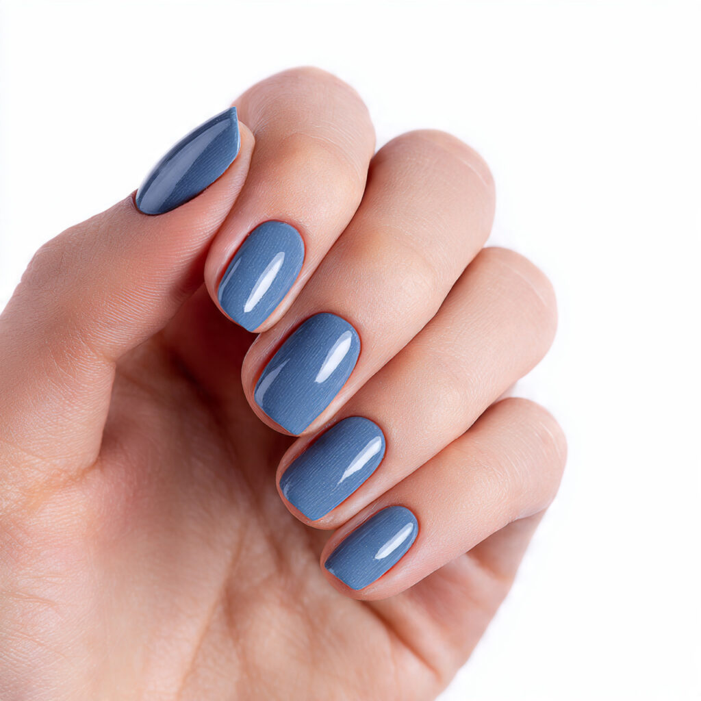 denim blue nails capture the iconic fabric s