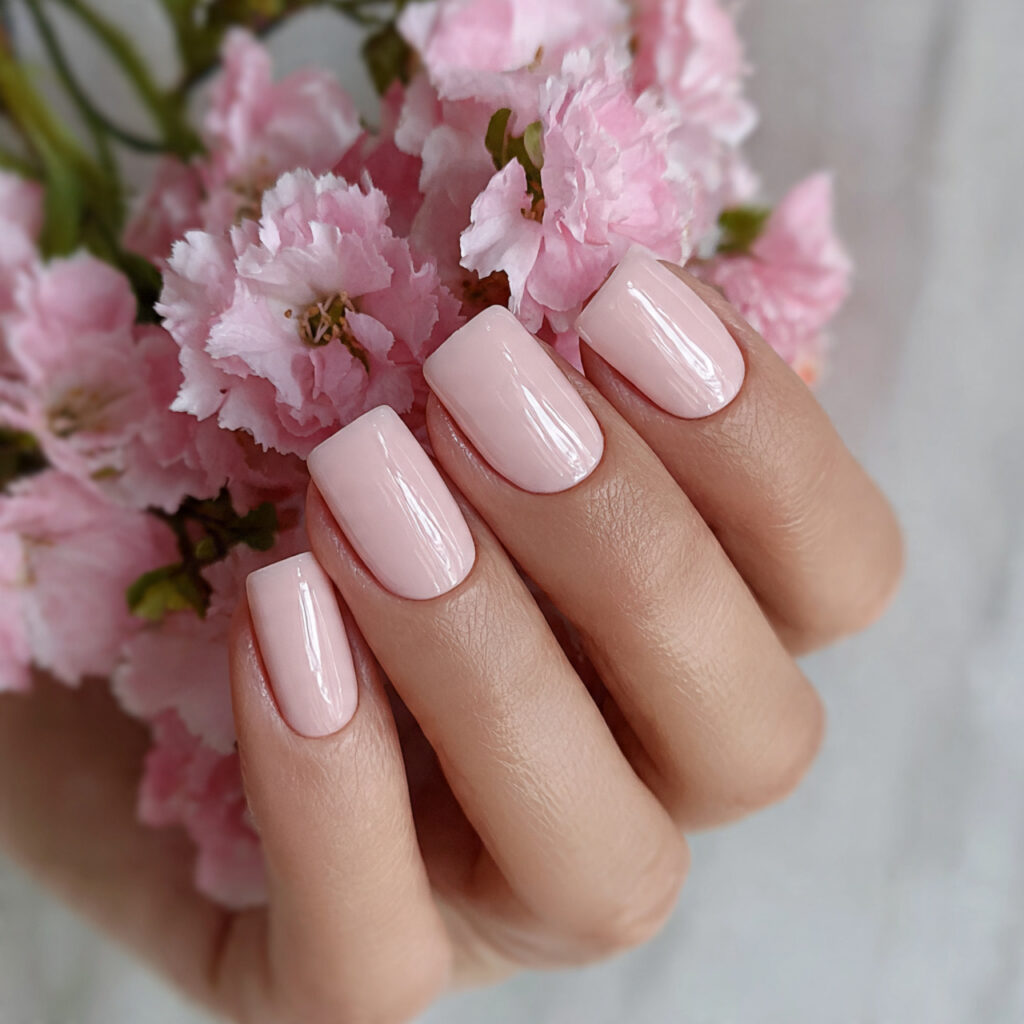 elegant square nails offer a clean and