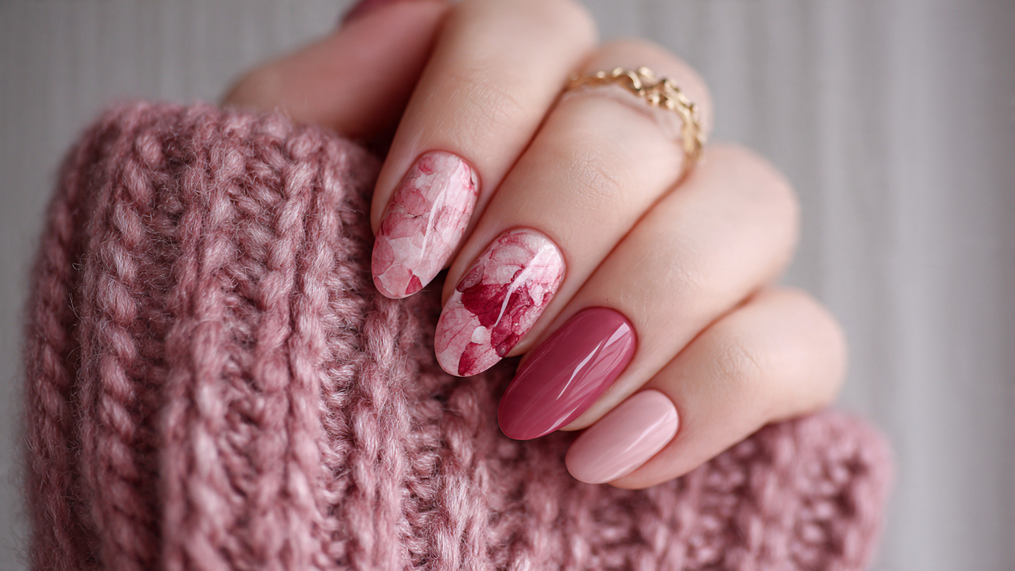 February Nails Aesthetic