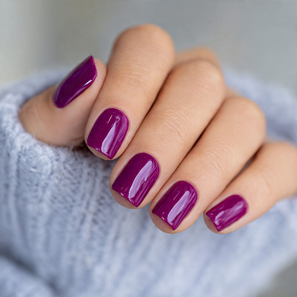 grape purple nails burst with rich fruit inspired