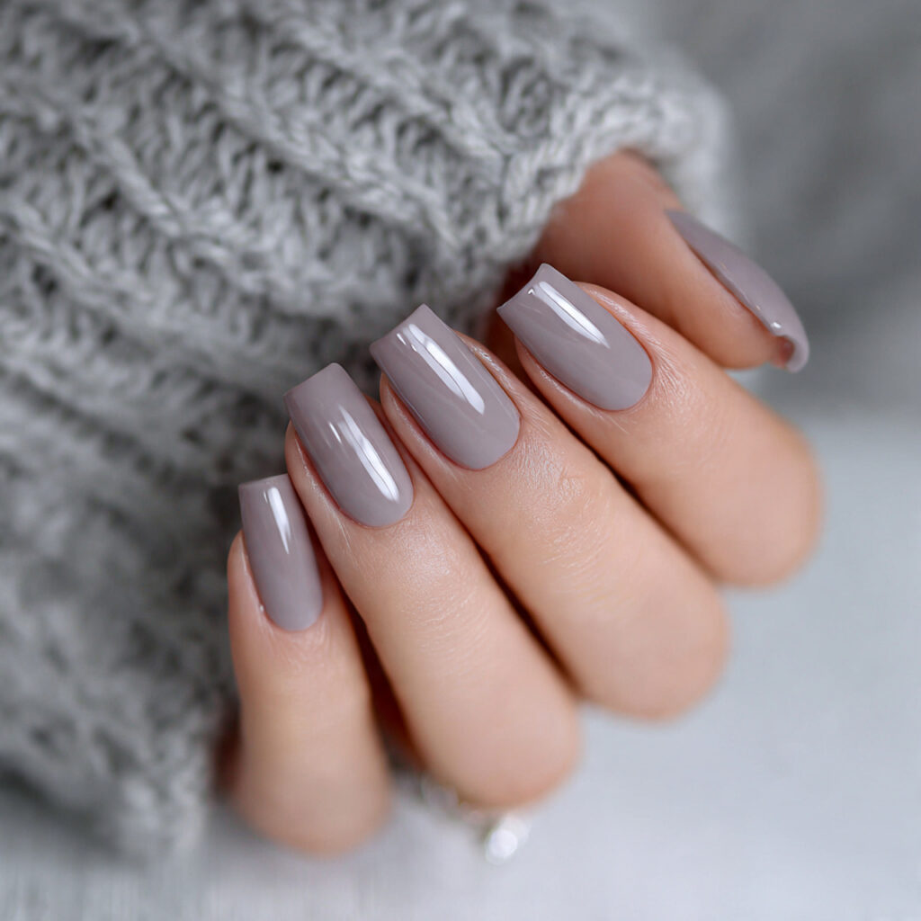 january nails look calm and elegant with