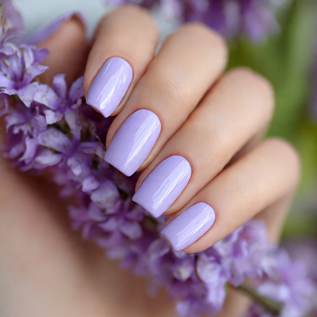 lavender nails offer excellent coverage in just