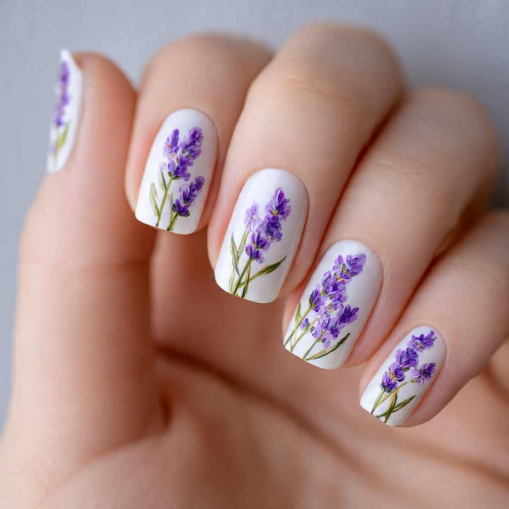 lavender sprig designs bring herbal elegance to