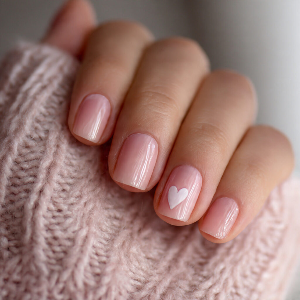 light blush short square valentine nails create 1