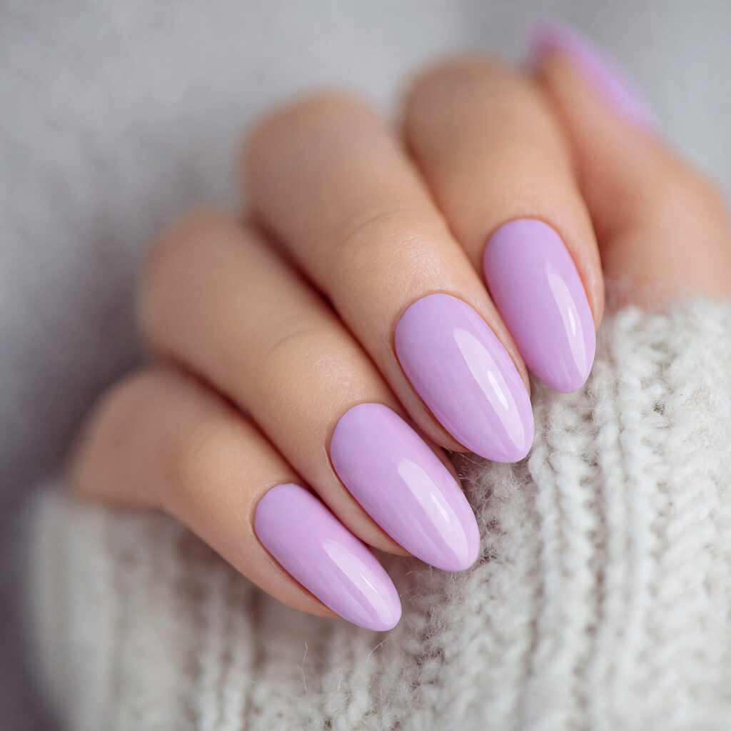 lilac nails offer a sophisticated take on