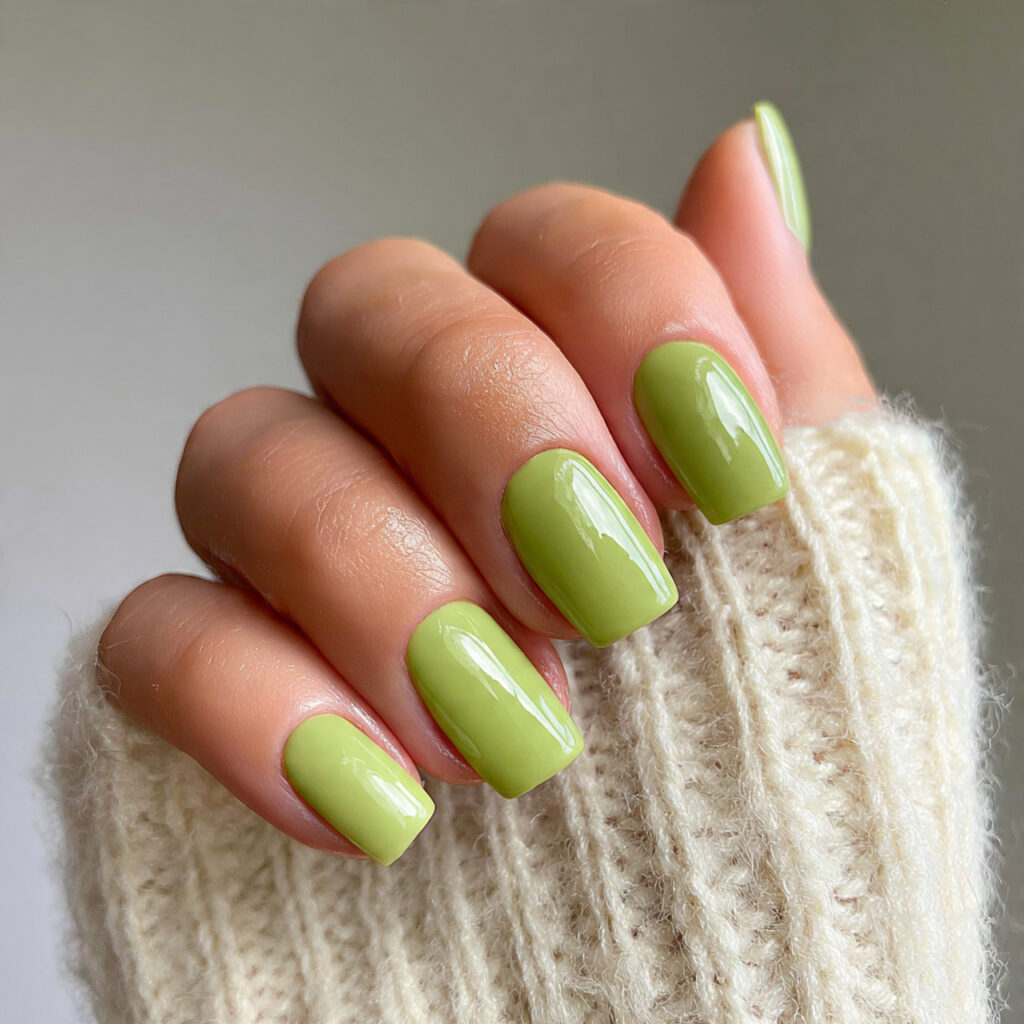 matcha green aesthetic nails capture trendy beverage inspired